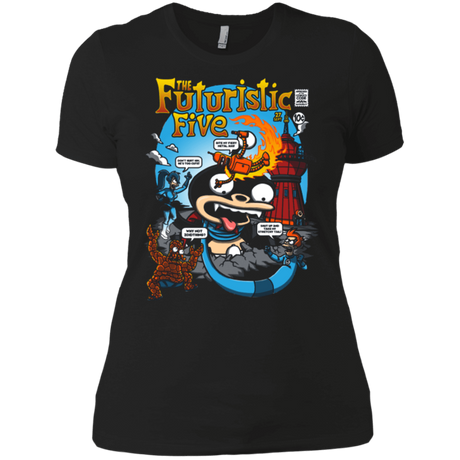 T-Shirts Black / X-Small Futurama Fantastic 4 Women's Premium T-Shirt
