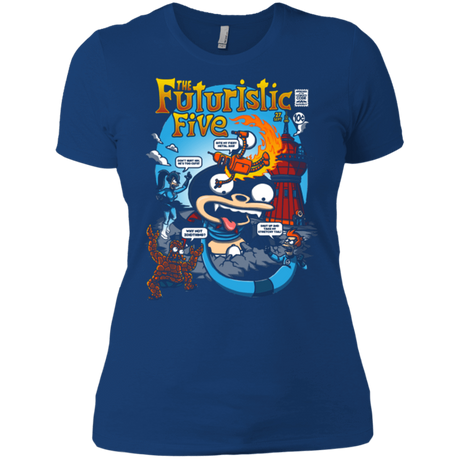T-Shirts Royal / X-Small Futurama Fantastic 4 Women's Premium T-Shirt