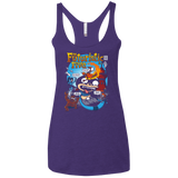 T-Shirts Purple Rush / X-Small Futurama Fantastic 4 Women's Triblend Racerback Tank