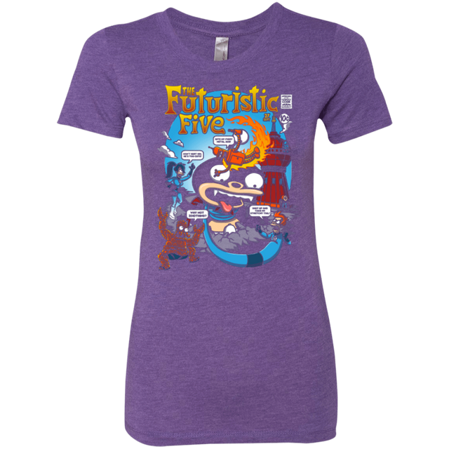 T-Shirts Purple Rush / S Futurama Fantastic 4 Women's Triblend T-Shirt