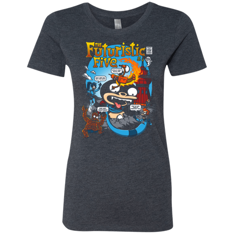 T-Shirts Vintage Navy / S Futurama Fantastic 4 Women's Triblend T-Shirt