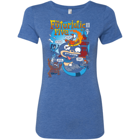 T-Shirts Vintage Royal / S Futurama Fantastic 4 Women's Triblend T-Shirt