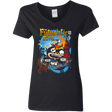 T-Shirts Black / S Futurama Fantastic 4 Women's V-Neck T-Shirt