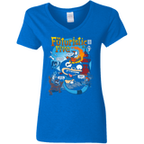 T-Shirts Royal / S Futurama Fantastic 4 Women's V-Neck T-Shirt