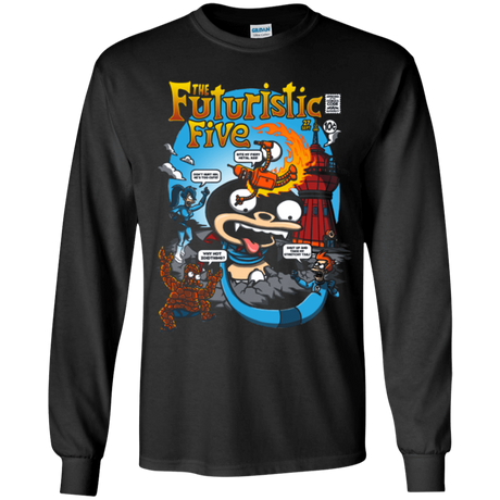 T-Shirts Black / YS Futurama Fantastic 4 Youth Long Sleeve T-Shirt