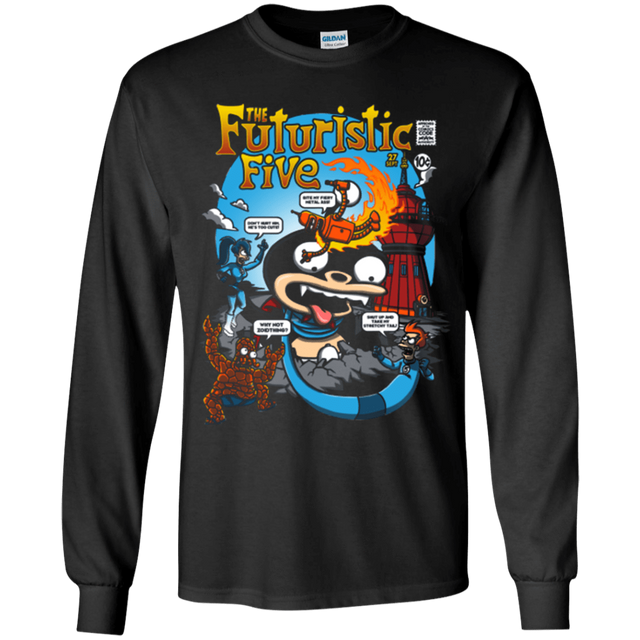 T-Shirts Black / YS Futurama Fantastic 4 Youth Long Sleeve T-Shirt