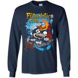T-Shirts Navy / YS Futurama Fantastic 4 Youth Long Sleeve T-Shirt