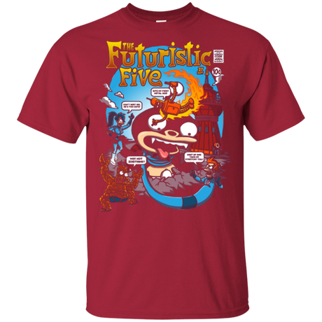 T-Shirts Cardinal / YXS Futurama Fantastic 4 Youth T-Shirt