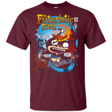 T-Shirts Maroon / YXS Futurama Fantastic 4 Youth T-Shirt