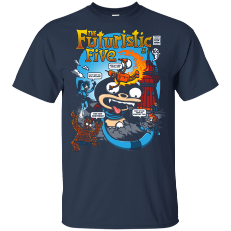 T-Shirts Navy / YXS Futurama Fantastic 4 Youth T-Shirt