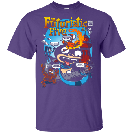T-Shirts Purple / YXS Futurama Fantastic 4 Youth T-Shirt