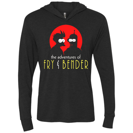 T-Shirts Vintage Black / X-Small Future adventures Triblend Long Sleeve Hoodie Tee