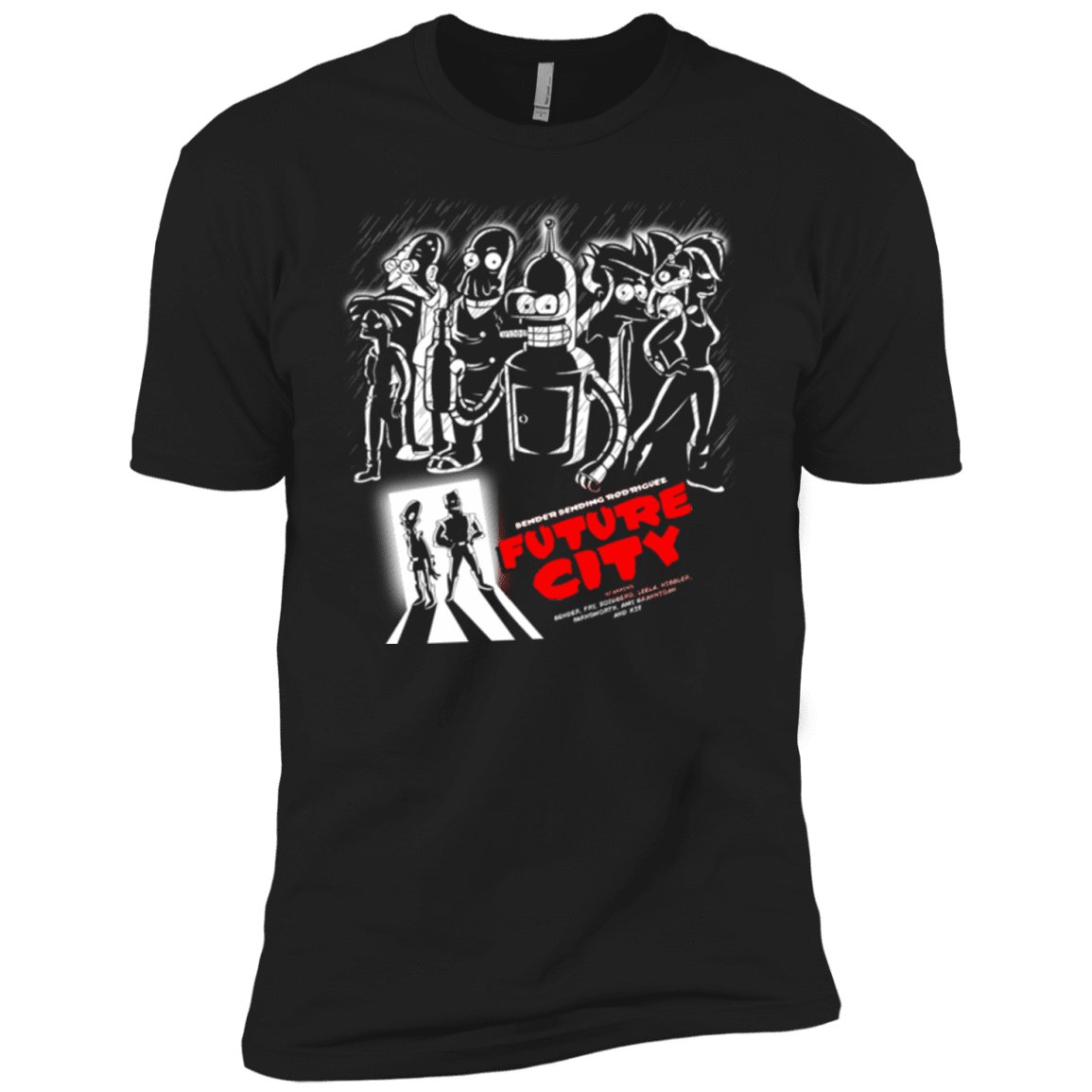 T-Shirts Black / YXS Future City Boys Premium T-Shirt