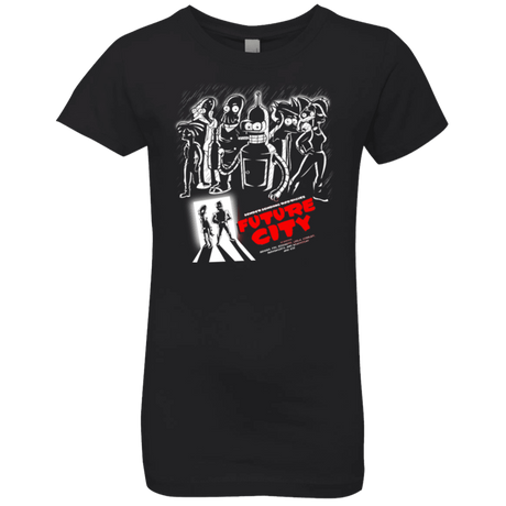 T-Shirts Black / YXS Future City Girls Premium T-Shirt