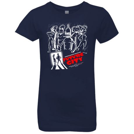 T-Shirts Midnight Navy / YXS Future City Girls Premium T-Shirt
