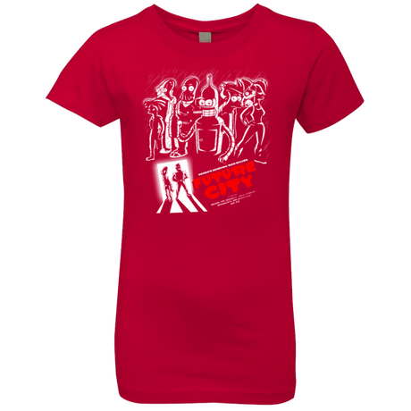 T-Shirts Red / YXS Future City Girls Premium T-Shirt