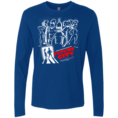 T-Shirts Royal / Small Future City Men's Premium Long Sleeve