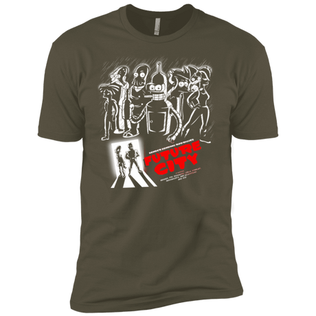 T-Shirts Military Green / X-Small Future City Men's Premium T-Shirt