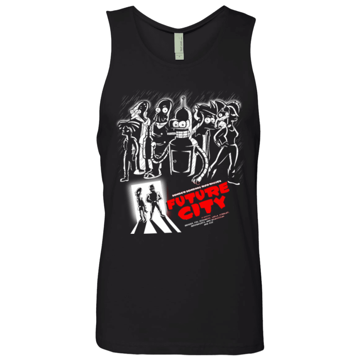 T-Shirts Black / Small Future City Men's Premium Tank Top