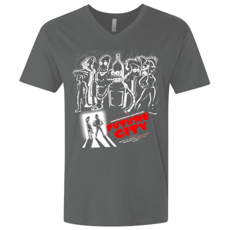 T-Shirts Heavy Metal / X-Small Future City Men's Premium V-Neck