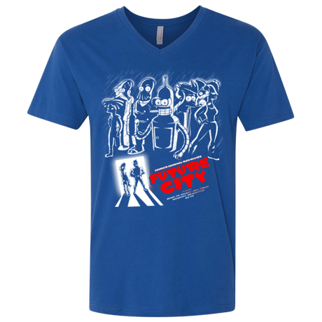 T-Shirts Royal / X-Small Future City Men's Premium V-Neck
