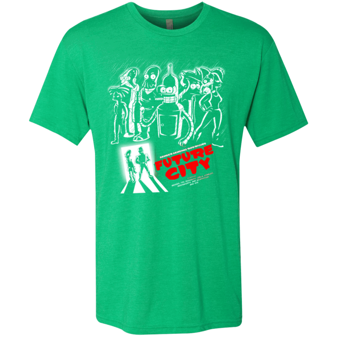 T-Shirts Envy / Small Future City Men's Triblend T-Shirt