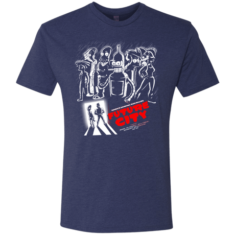 T-Shirts Vintage Navy / Small Future City Men's Triblend T-Shirt