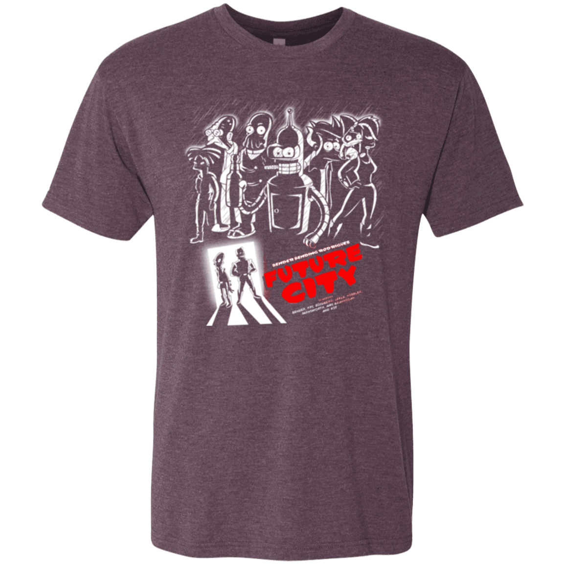 T-Shirts Vintage Purple / Small Future City Men's Triblend T-Shirt