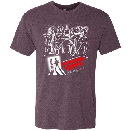 T-Shirts Vintage Purple / Small Future City Men's Triblend T-Shirt