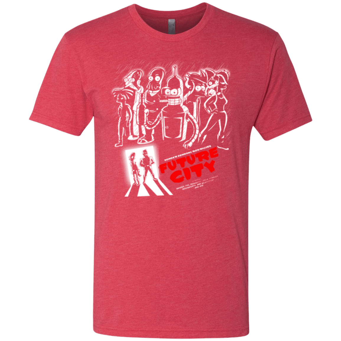 T-Shirts Vintage Red / Small Future City Men's Triblend T-Shirt