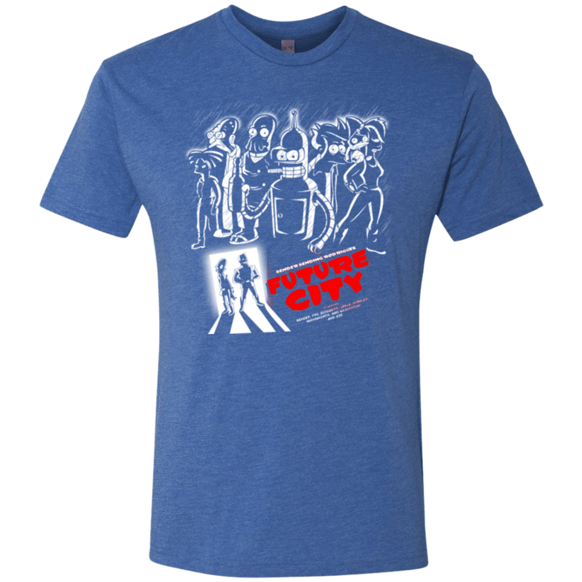 T-Shirts Vintage Royal / Small Future City Men's Triblend T-Shirt