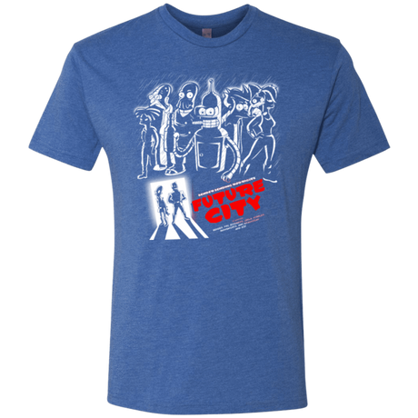 T-Shirts Vintage Royal / Small Future City Men's Triblend T-Shirt