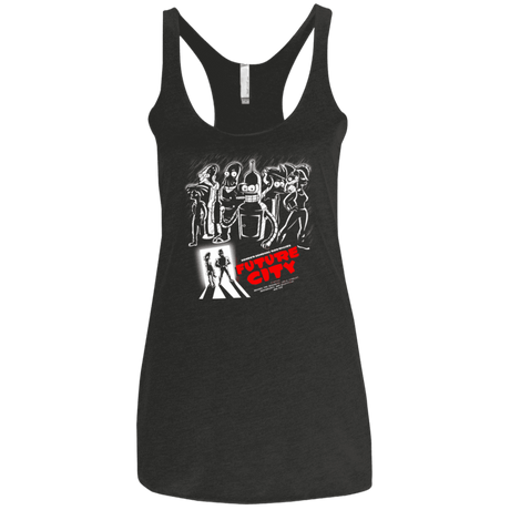 T-Shirts Vintage Black / X-Small Future City Women's Triblend Racerback Tank