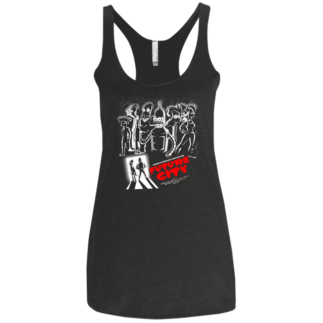 T-Shirts Vintage Black / X-Small Future City Women's Triblend Racerback Tank