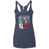 T-Shirts Vintage Navy / X-Small Future City Women's Triblend Racerback Tank