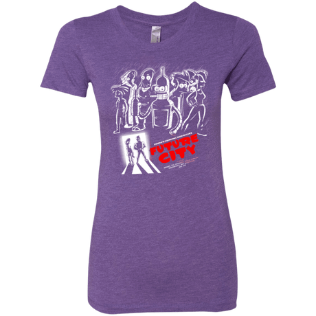 T-Shirts Purple Rush / Small Future City Women's Triblend T-Shirt