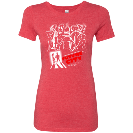 T-Shirts Vintage Red / Small Future City Women's Triblend T-Shirt