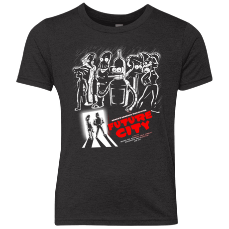 T-Shirts Vintage Black / YXS Future City Youth Triblend T-Shirt