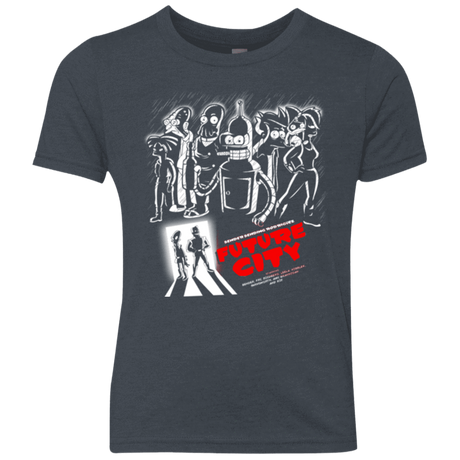 T-Shirts Vintage Navy / YXS Future City Youth Triblend T-Shirt