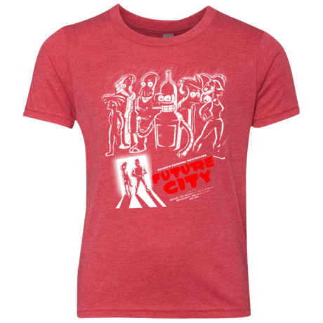 T-Shirts Vintage Red / YXS Future City Youth Triblend T-Shirt