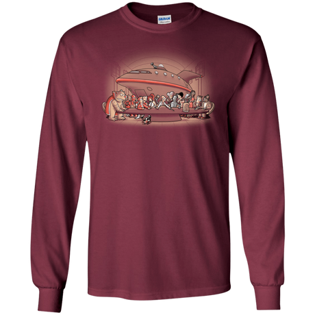 T-Shirts Maroon / S Future Dinner Men's Long Sleeve T-Shirt