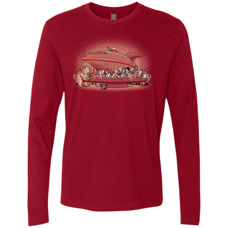 T-Shirts Cardinal / S Future Dinner Men's Premium Long Sleeve