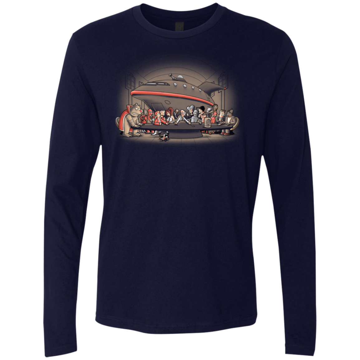 T-Shirts Midnight Navy / S Future Dinner Men's Premium Long Sleeve