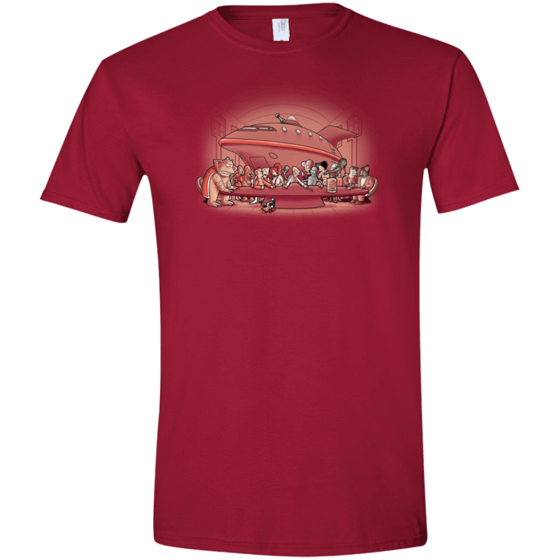 T-Shirts Cardinal Red / S Future Dinner Men's Semi-Fitted Softstyle