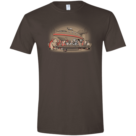 T-Shirts Dark Chocolate / S Future Dinner Men's Semi-Fitted Softstyle