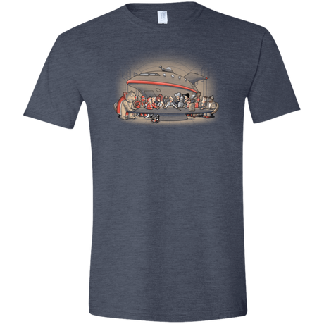 T-Shirts Heather Navy / S Future Dinner Men's Semi-Fitted Softstyle