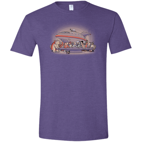 T-Shirts Heather Purple / S Future Dinner Men's Semi-Fitted Softstyle