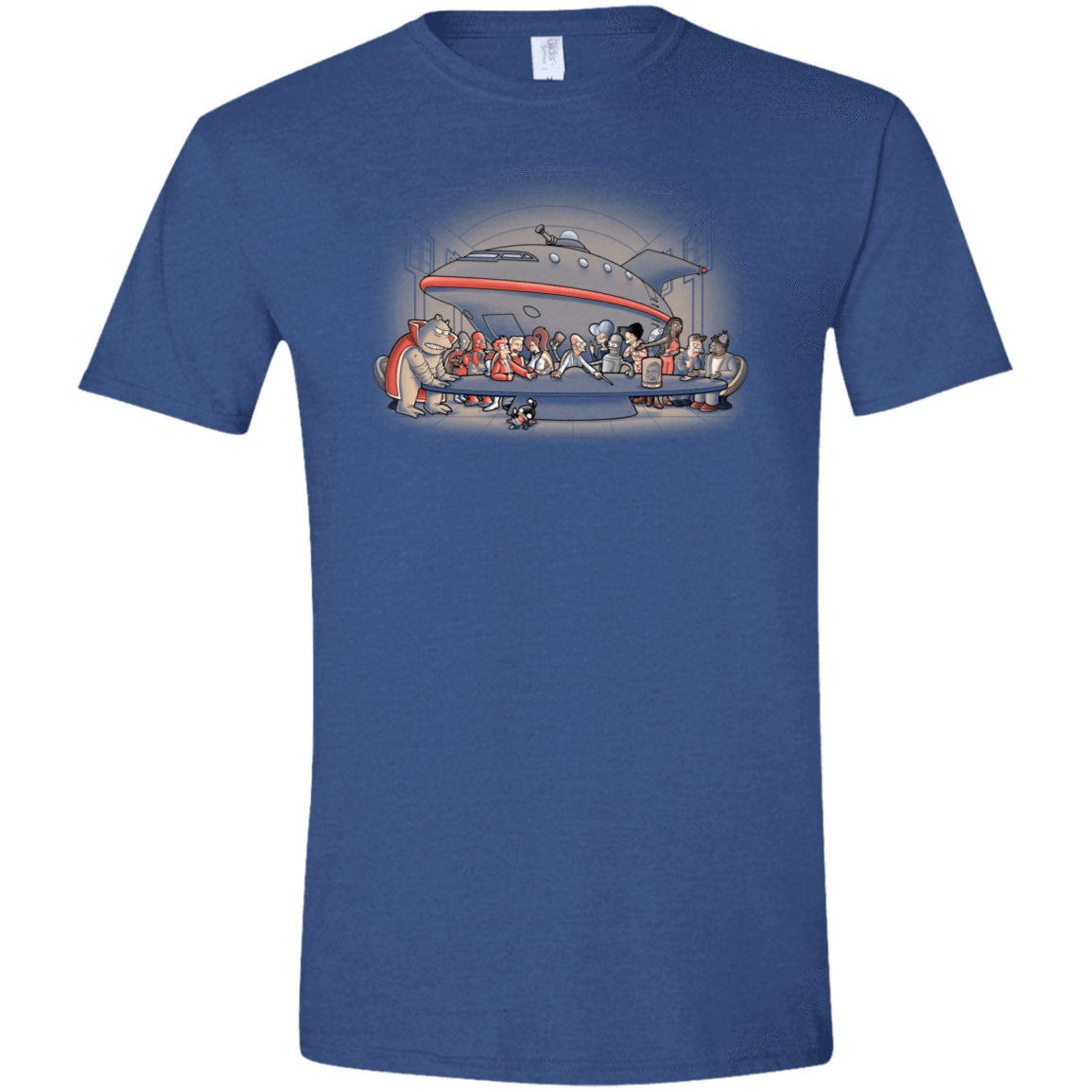 T-Shirts Heather Royal / X-Small Future Dinner Men's Semi-Fitted Softstyle