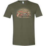 T-Shirts Military Green / S Future Dinner Men's Semi-Fitted Softstyle