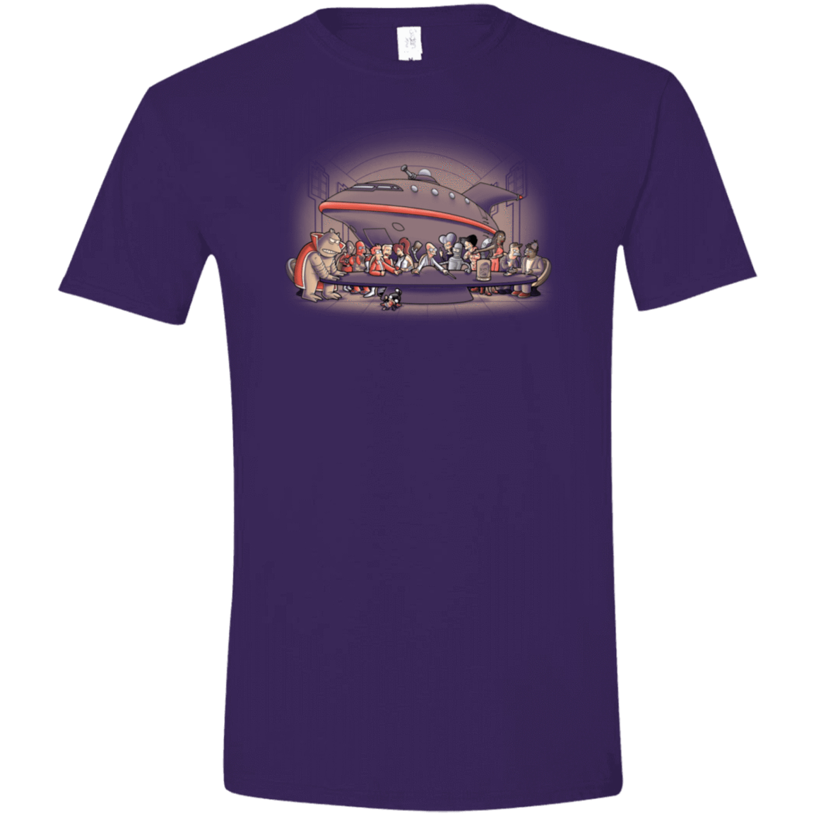 T-Shirts Purple / S Future Dinner Men's Semi-Fitted Softstyle